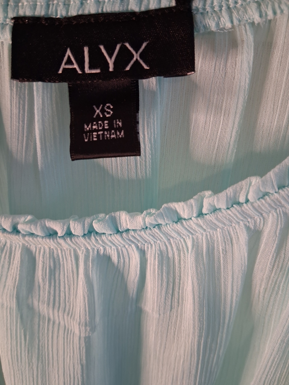 ALYX Women's Light Mint Blouse- XS